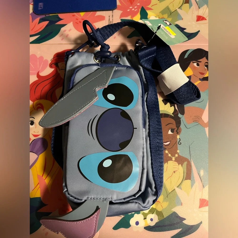 Disney Stitch Face Water Bottle Sling - Picture 4 of 5